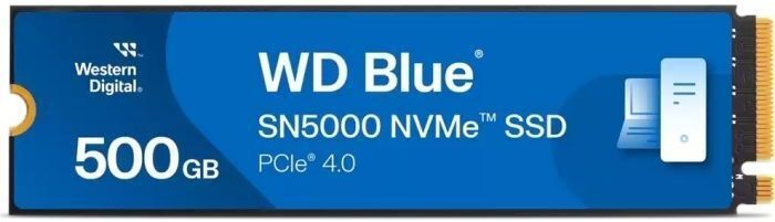 SSD накопитель WD G4 M.2 NVME 500GB BLUE SN5000 (WDS500G4B0E) фото1