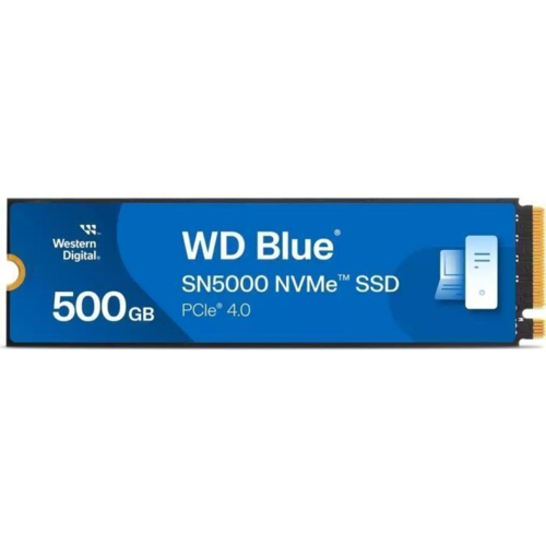 SSD накопитель WD G4 M.2 NVME 500GB BLUE SN5000 (WDS500G4B0E)