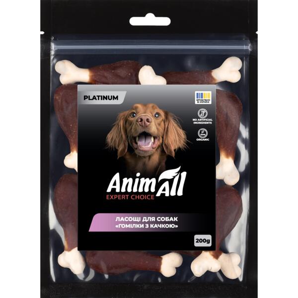 

Лакомство для собак AnimAll Platinum Голени с уткой 200 г