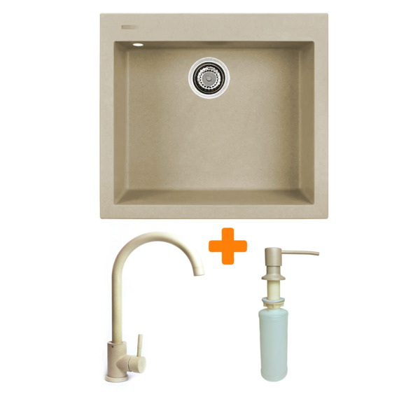 Набор кухонный Adamant Univer, искуственный камень, 560х500х200мм (4824296902102)