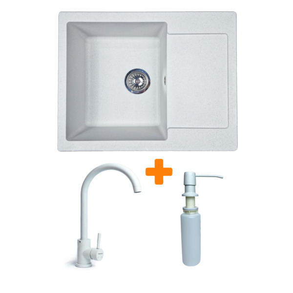 Набор кухонный Adamant Minimal, искуственный камень, 615х495х200мм (1824296902310)