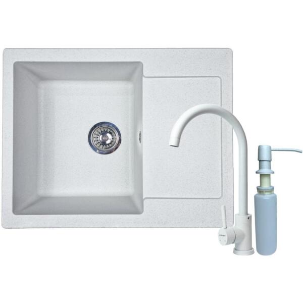 

Набор кухонный Adamant Minimal, искуственный камень, 615х495х200мм (1824296902310)