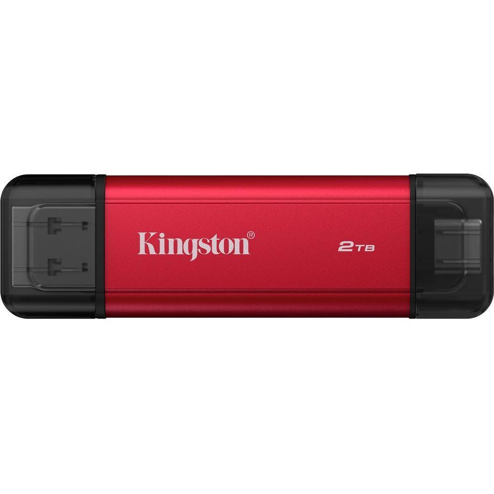 Портативный SSD Kingston 2TB USB 3.2 Gen 2 Dual USB-A R1050/W950MB/s (SPSD/2TB) фото 1