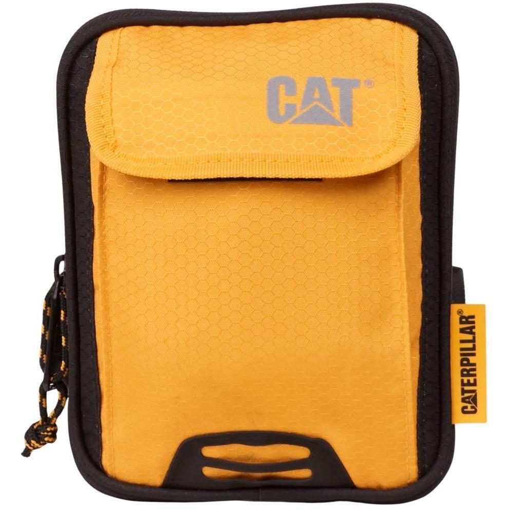 Сумка Caterpillar (CAT) Pollux Utility Bag 84876 13x17x2 см черно-желтая фото 1