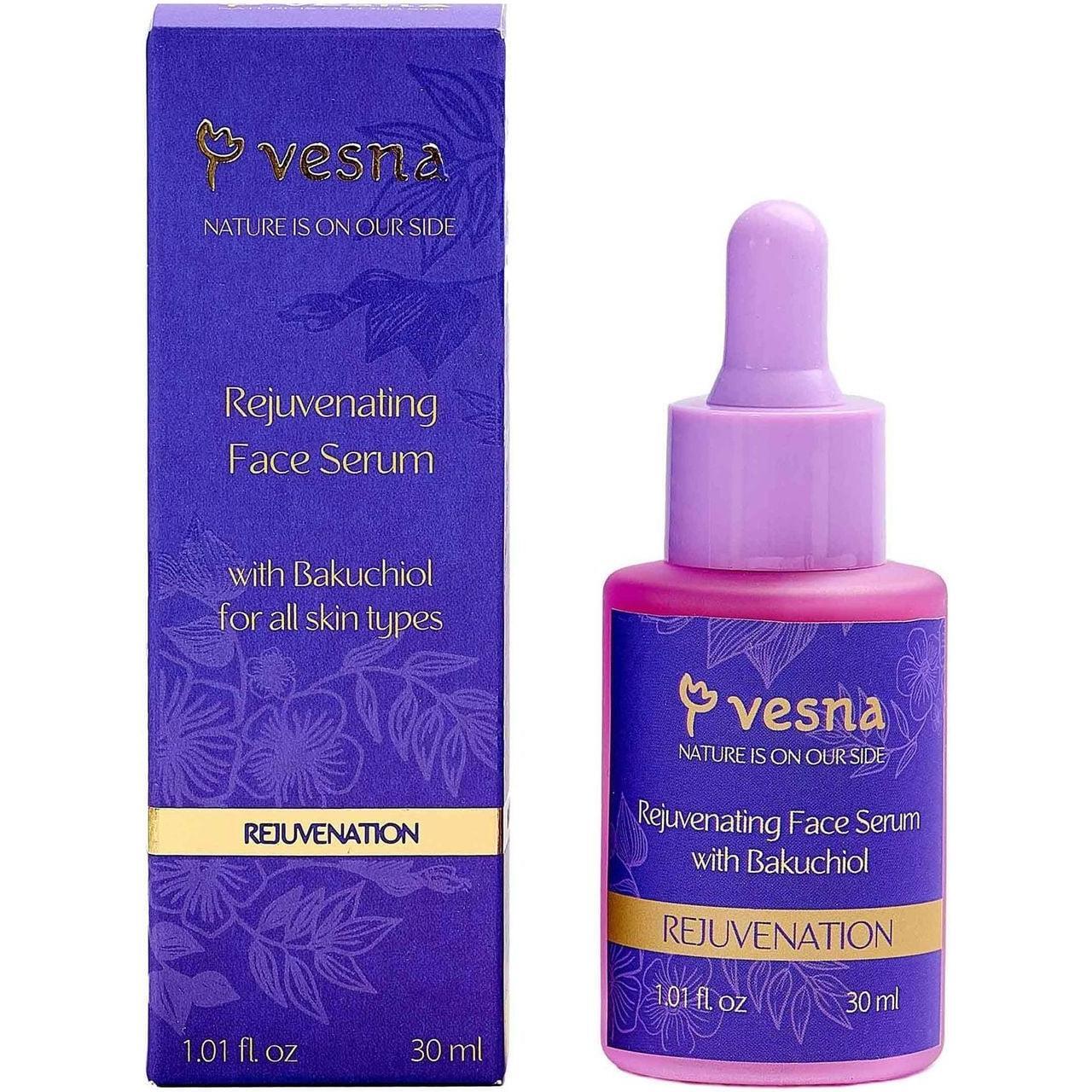 Сыворотка для лица Vesna Омолаживающая с бакучиолом 50 мл фото 1