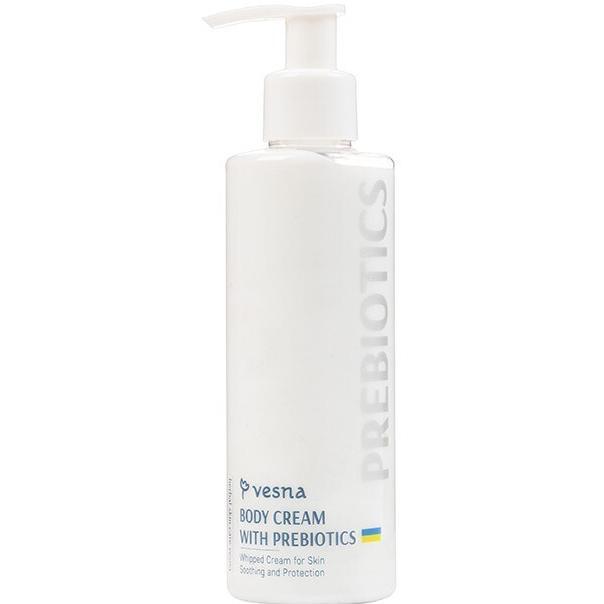Крем-мусс для тела Vesna Body Cream With Prebiotics с пребиотиками 200 мл фото 1