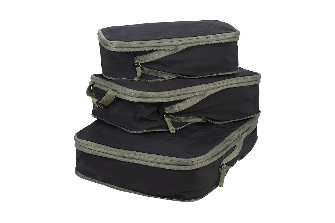 Набор чехлов для упаковки вещей, Tucano Pigio Travel 3 в 1, нейлон, чёрный (BPG-SET-BK) фото 1