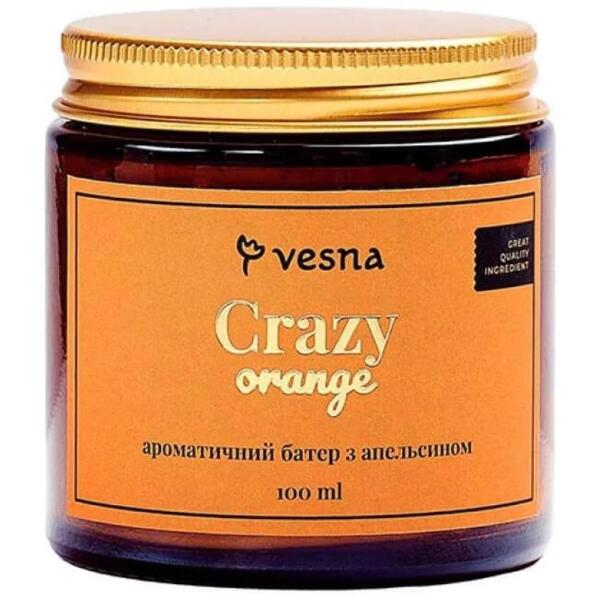 

Баттер для тела ароматический Vesna Body Care Butter Crazy Orange Апельсин 100 мл
