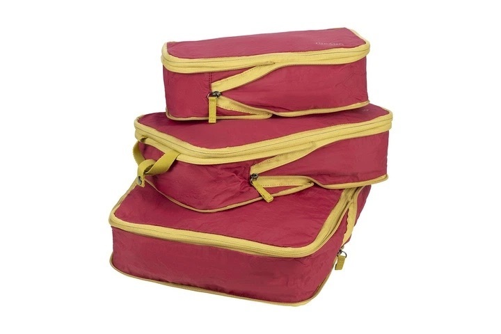Набор чехлов для упаковки вещей, Tucano Pigio Travel 3 в 1, нейлон, бордовый (BPG-SET-BX) фото 1