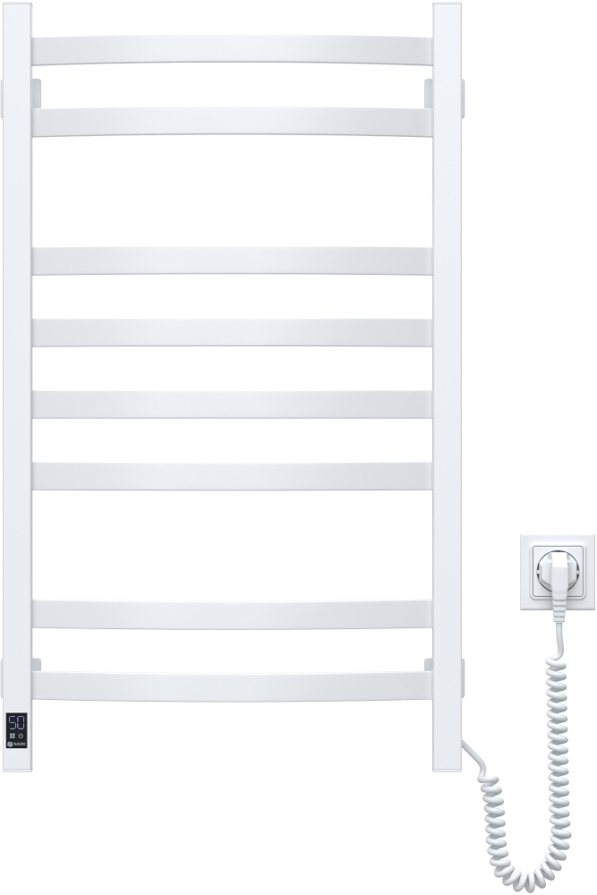 Полотенцесушитель Navin электрический Avalon, 800х480х104мм, белый (12-103053-4880) фото 1