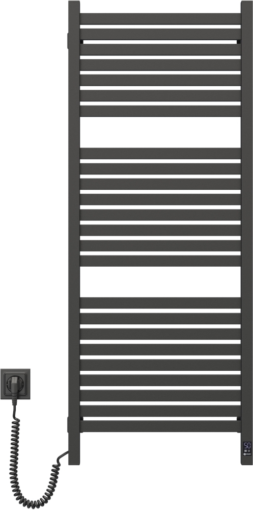 Полотенцесушитель Navin электрический Авангард Х, 1200х480х71мм, черный (12-272155-4812) фото 1