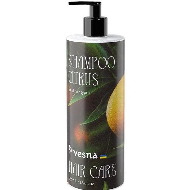 Шампунь для волос Vesna Hair Care Цитрус 350 мл фото 1