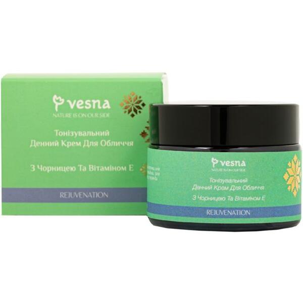 

Крем для лица Vesna Тонизирующий дневной с черникой и витамином Е 50 мл