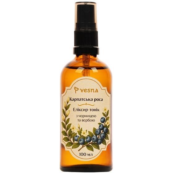 

Эликсир-тоник Vesna Карпатская Роса с черникой и ивой 100 мл