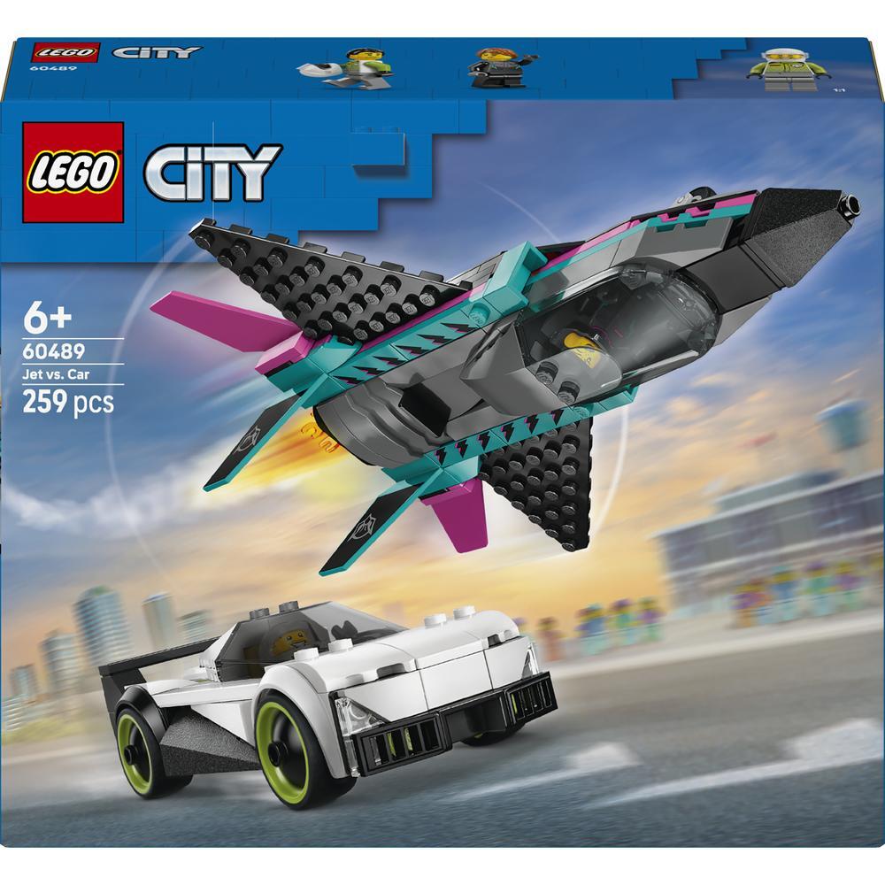 LEGO 60489 City Реактивный самолет против автомобиля фото 1