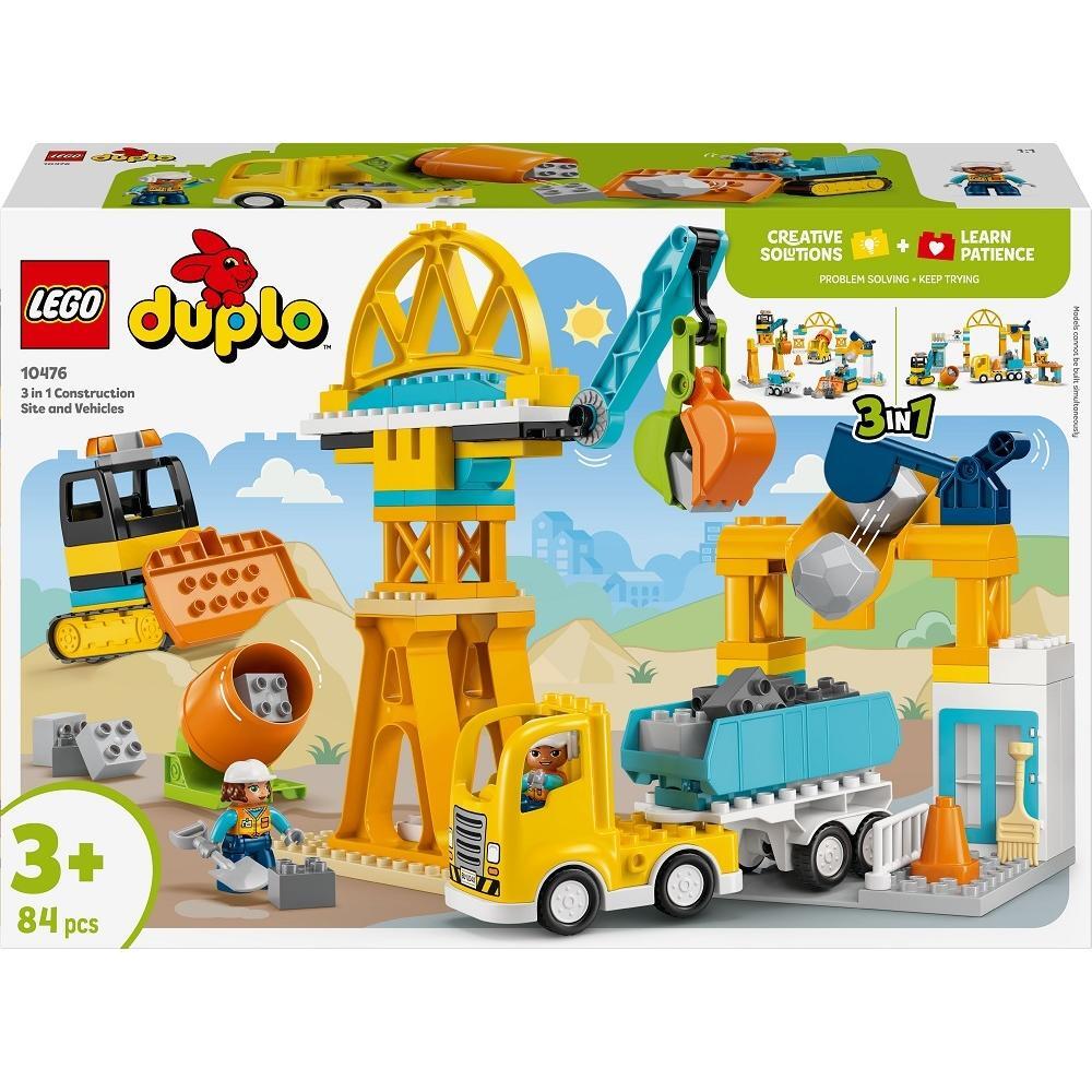 LEGO 10476 DUPLO Town 3-в-1 Будівельний майданчик і технікафото