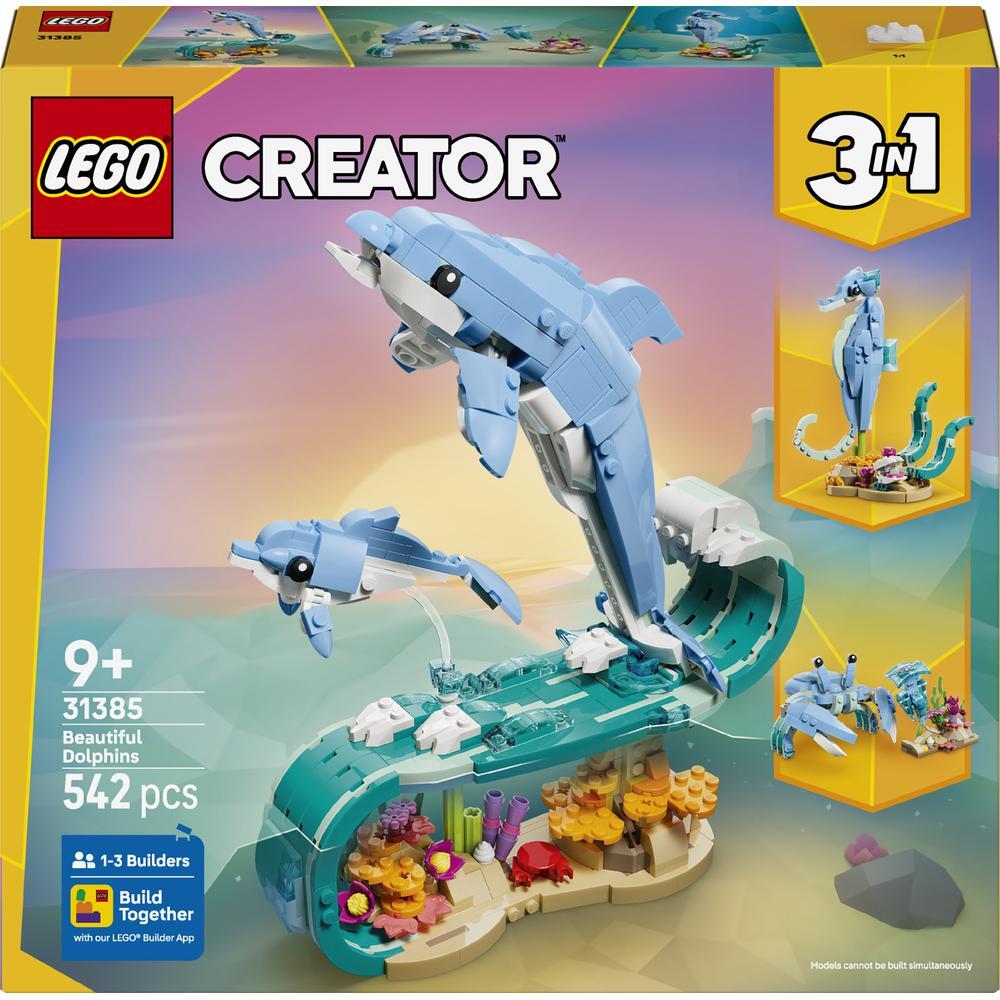 LEGO 31385 Creator Морськие животные: красивые дельфины фото 1