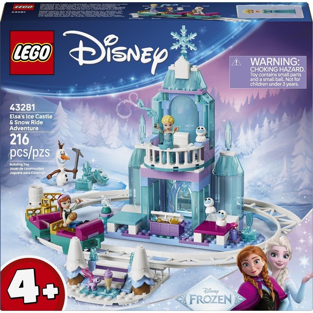 LEGO 43281 Disney Princess Ледяной дворец Эльзы и веселое катание на санках фото 1
