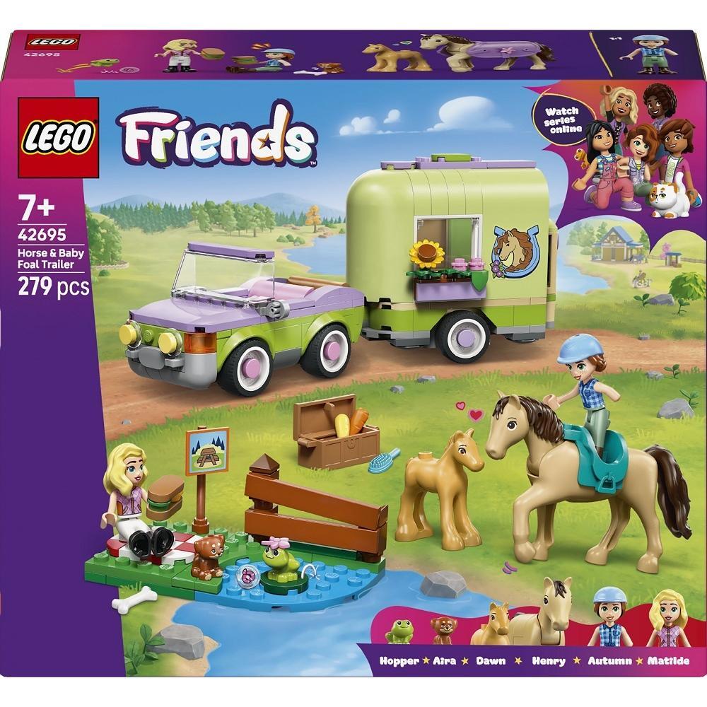 LEGO 42695 Friends Причіп для коня й лошатифото1