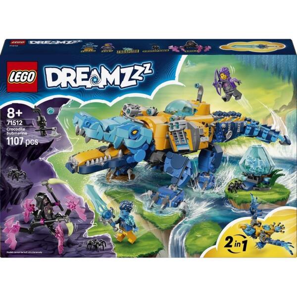 

LEGO 71512 DREAMZzz Подводная лодка-крокодил