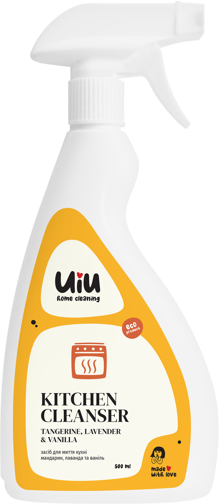 Засіб для миття кухні UIU Мандарин & Лаванда & Ваніль 0,5 лфото1