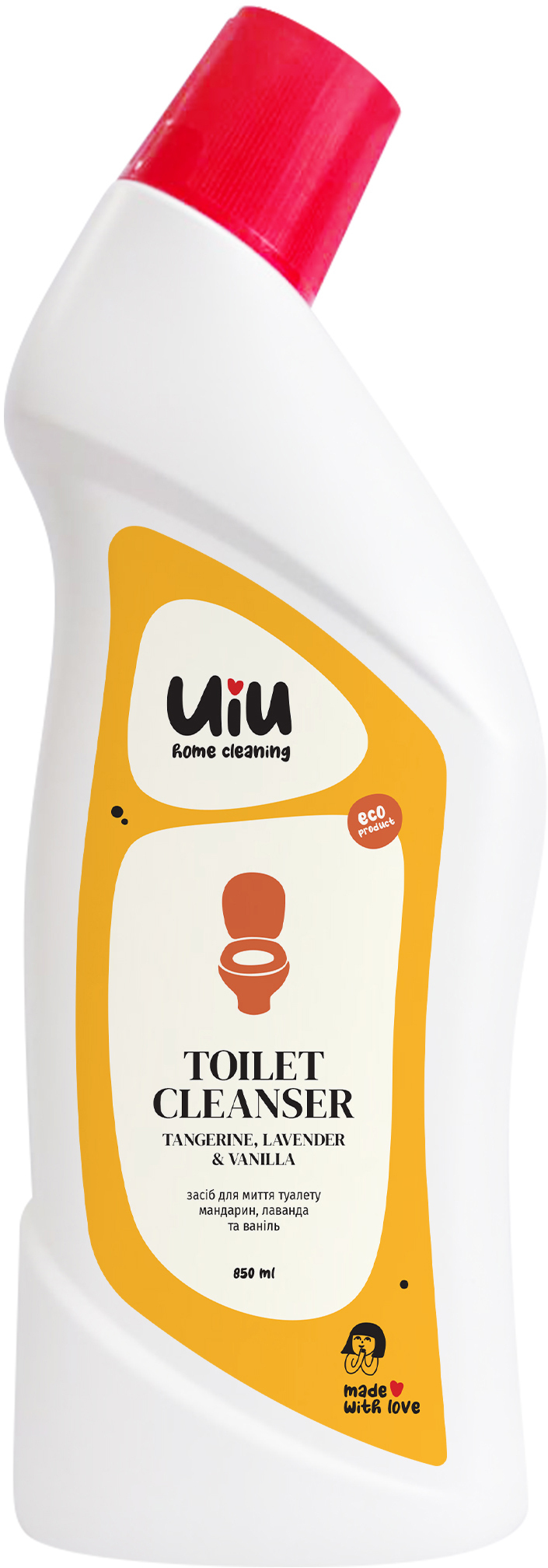 Засіб для миття туалету UIU Мандарин & Лаванда & Ваніль 0,85 лфото1