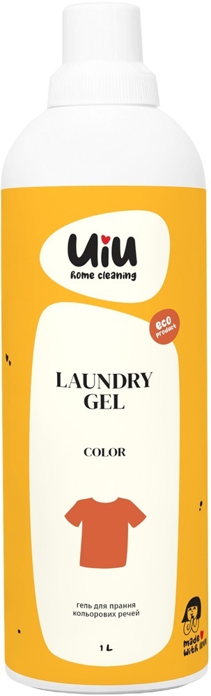 Гель для прання кольорових тканин UIU 1 лфото1