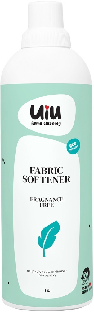 Кондиціонер-ополіскувач Екологічний концентрований безфосфатний UIU Без аромату 1 лфото1