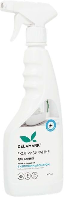 Средство для мытья ванной DeLaMark с цветочным ароматом 500 мл фото 1