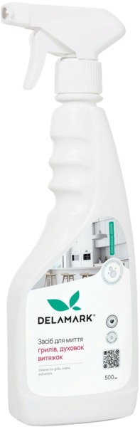 

Средство для мытья и чистки грилей, духовок, вытяжек, коптильных камер DeLaMark 500 мл