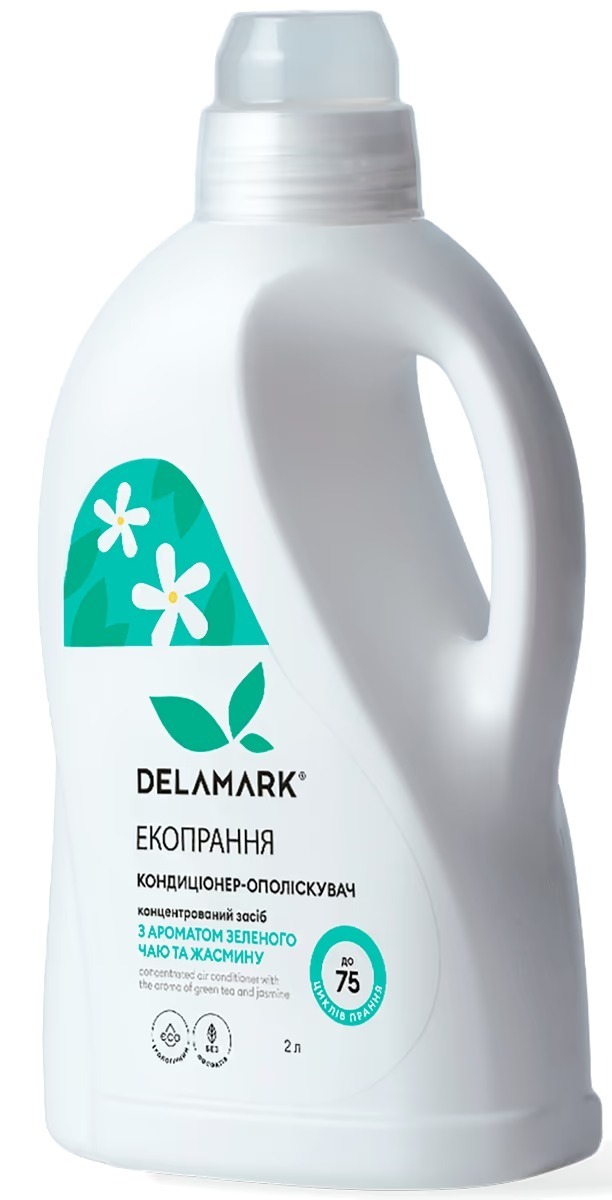 Кондиціонер-ополіскувач для білизни DeLaMark з ароматом зеленого чаю і жасмину 2 лфото1