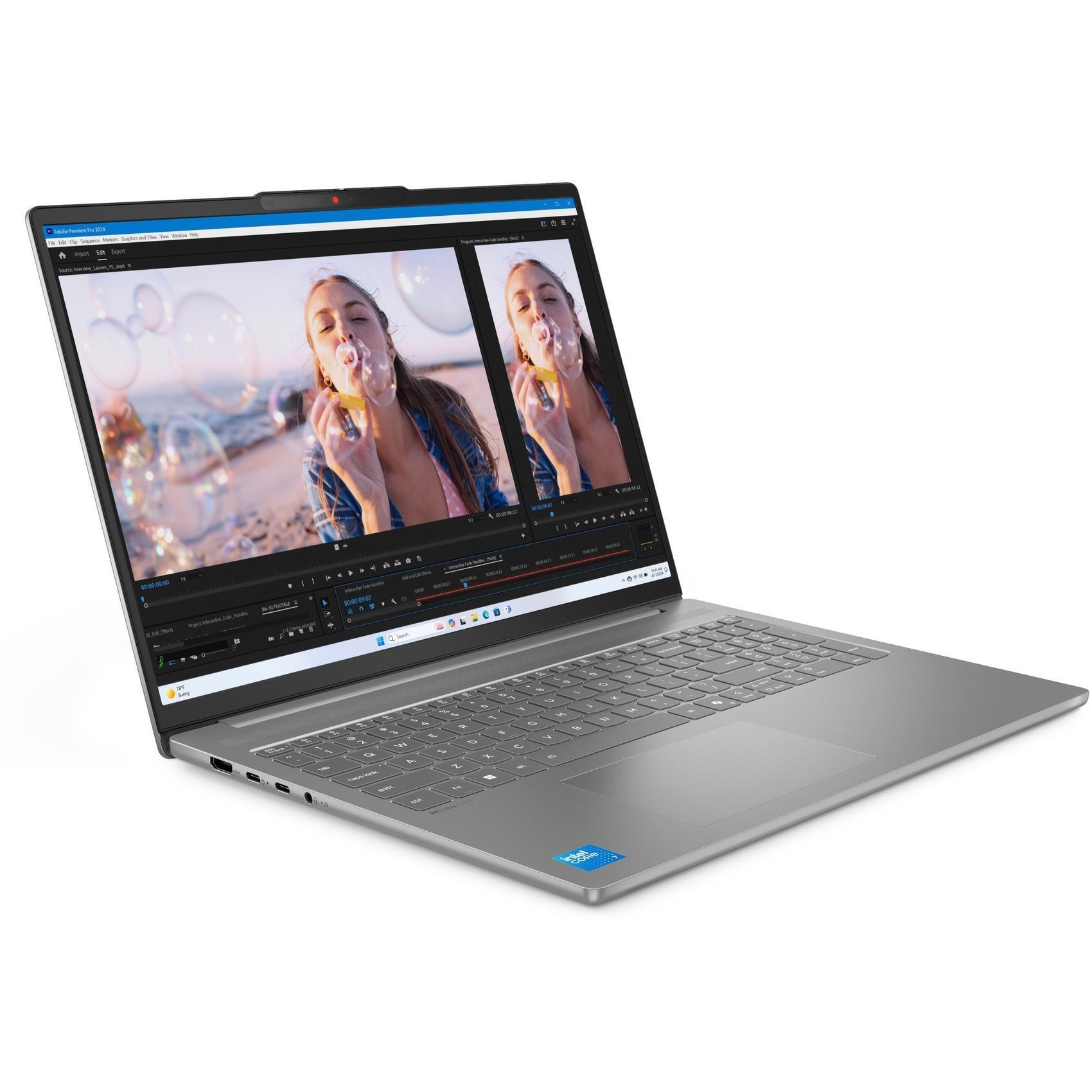Ноутбук LENOVO IdeaPad Slim 5 16IRH10 Luna Grey (83HS008HRA) фото 1