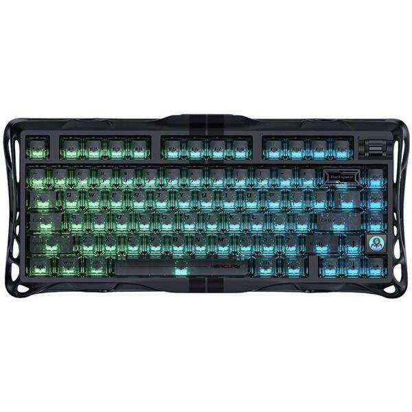 

Клавиатура GravaStar Mercury V75 Magnetic Jade Pro, 8K, USB-A, RGB, Stealth Black (GS_V75_BLK)