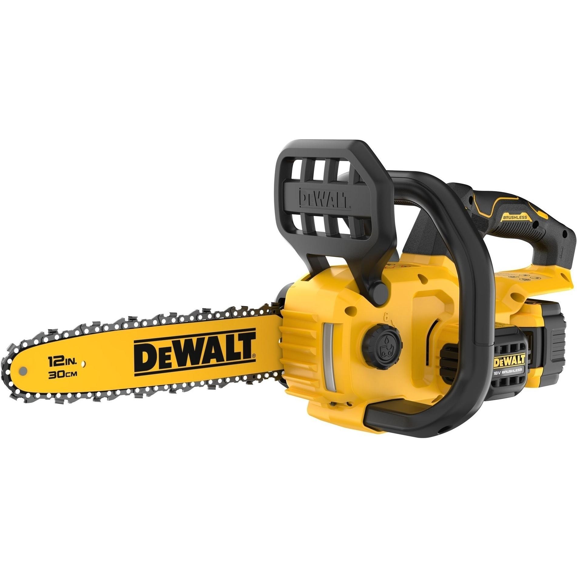 Пила цепная аккумуляторная DeWALT, XR Li-Ion 18В шина 30см (без АКБ и ЗУ), (DCMCS565N) фото 1