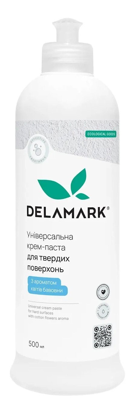 Универсальная экологичная паста DeLaMark с ароматом цветов хлопка 0,5 л. фото 1