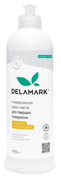 Универсальная экологичная паста DeLaMark с ароматом лимонного имбиря 0,5 л