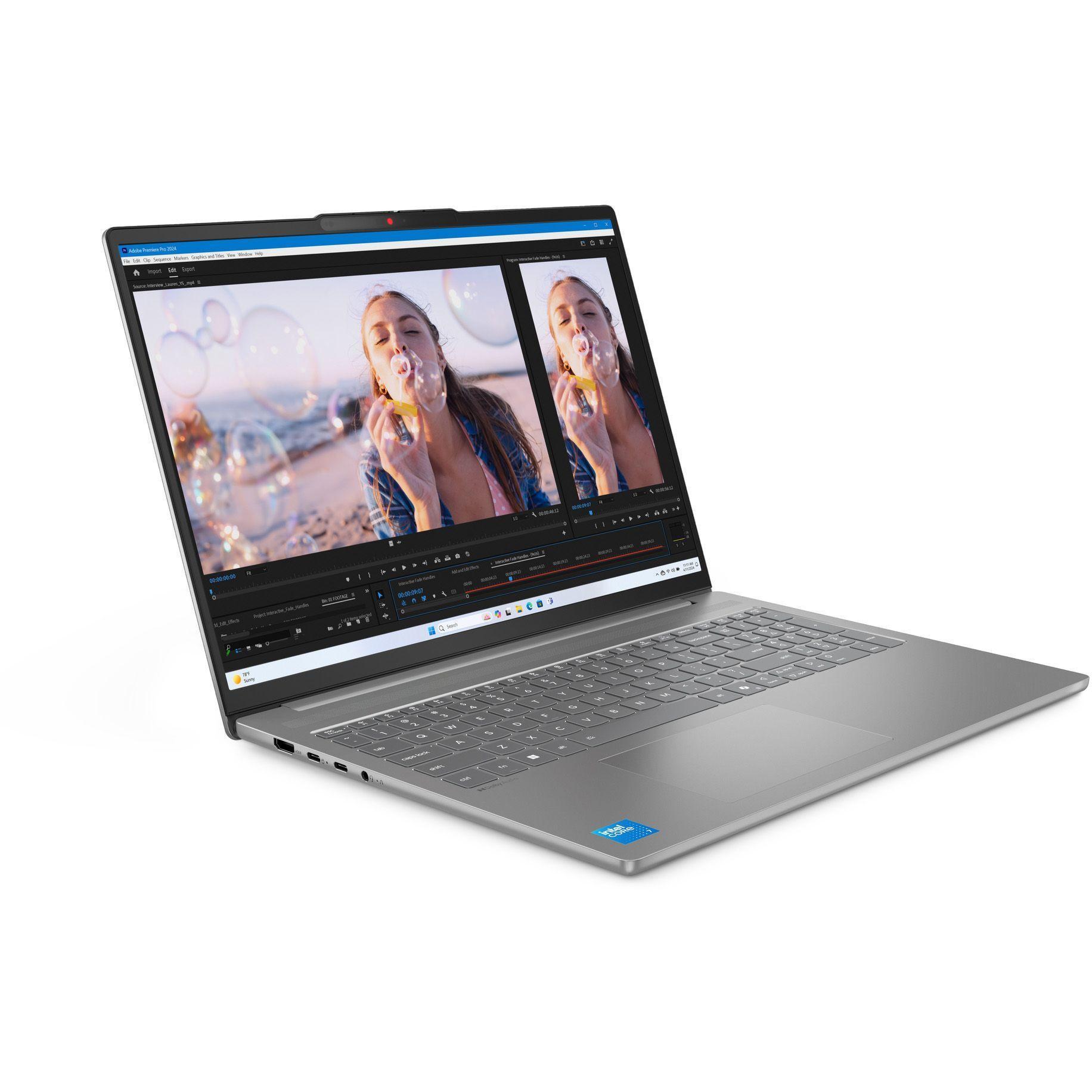 Ноутбук LENOVO IdeaPad Slim 5 16IRH10 Luna Grey (83HS00ALRA)фото1