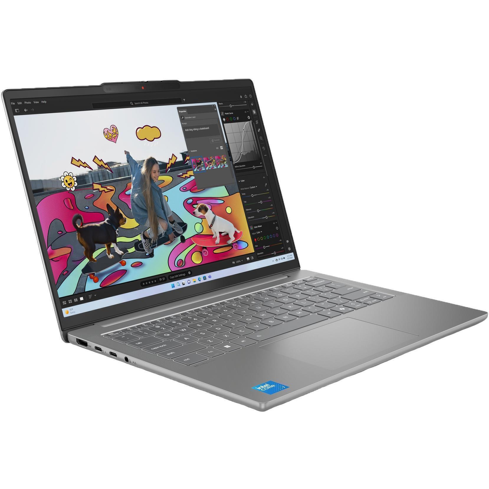 Ноутбук LENOVO IdeaPad Slim 5 14IRH10R Luna Grey (83J00070RA)фото1
