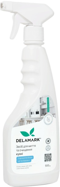 

Универсальное моющее средство DeLaMark белые цветы хлопка 0,5 л