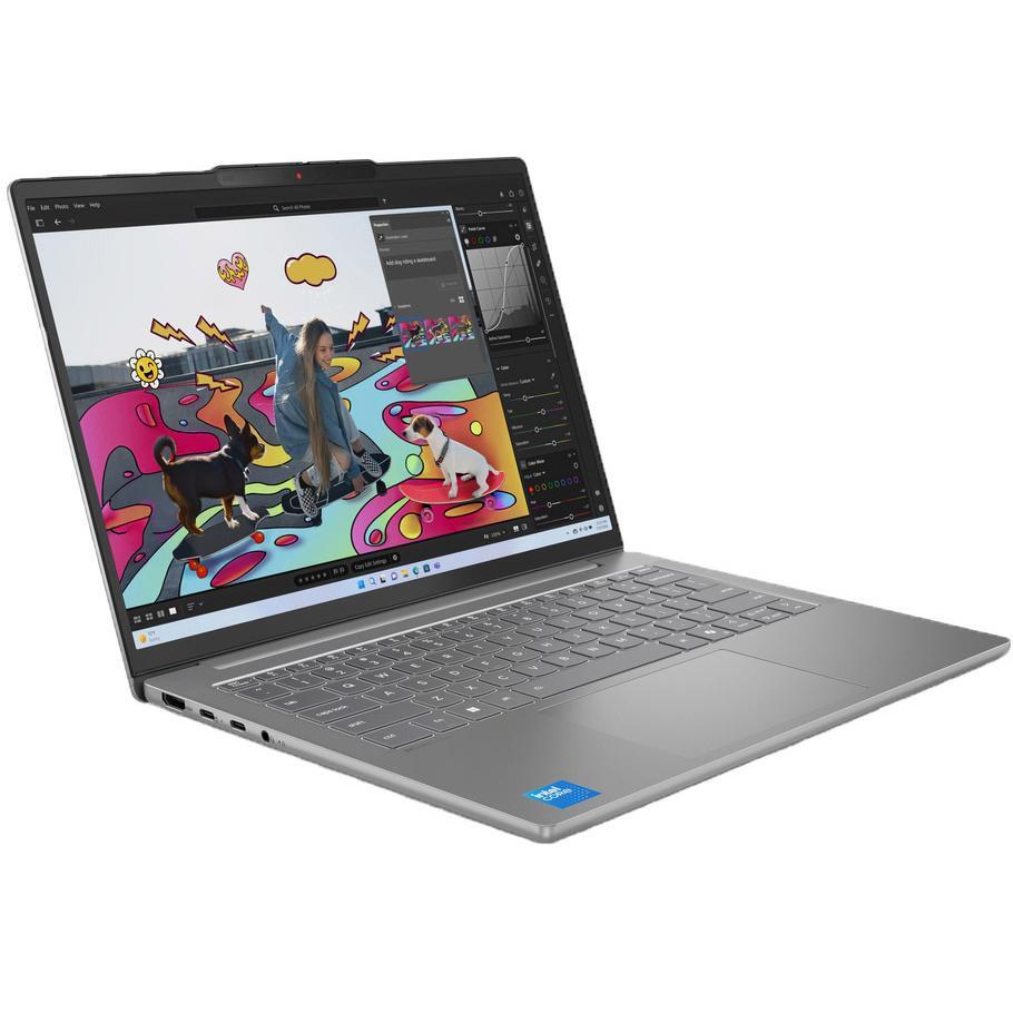 Ноутбук LENOVO Іdeapad Slim 5 14IRH10 Luna Grey (83HR005ARA)фото1