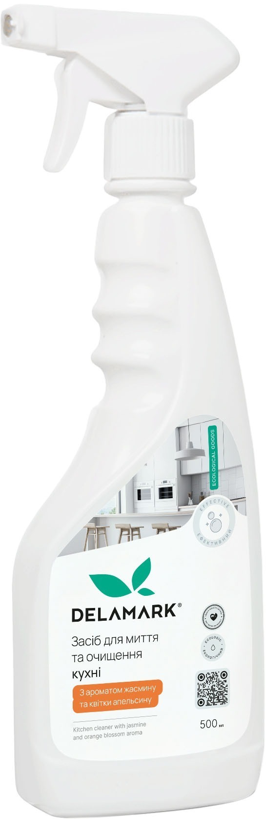 Универсальное средство для мытья кухни DeLaMark жасмин и апельсиновый цветок 0,5 л фото 1