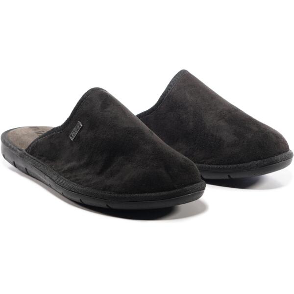 Домашние тапочки мужские Inblu 91-2H 40 (25 см) черные фото 