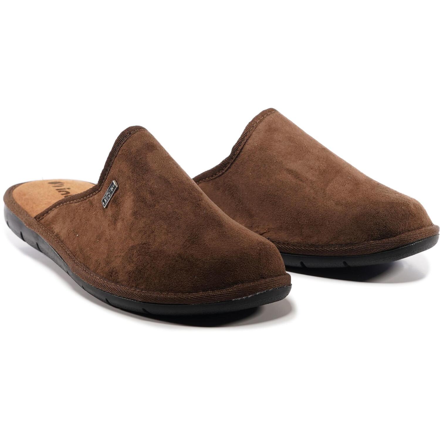 Домашні капці чоловічі Inblu 91-2H 43 (27 см) темно-коричневі