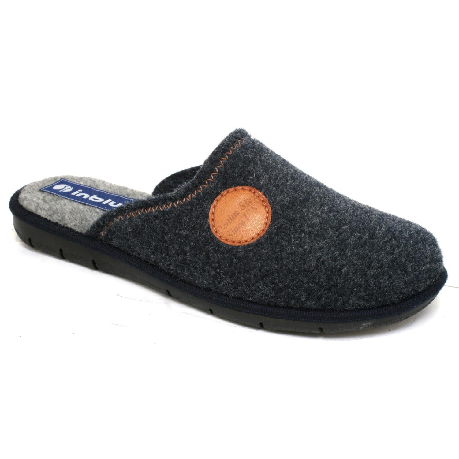 Домашние тапочки мужские Inblu 91-3B 45 (28,5 см) серые