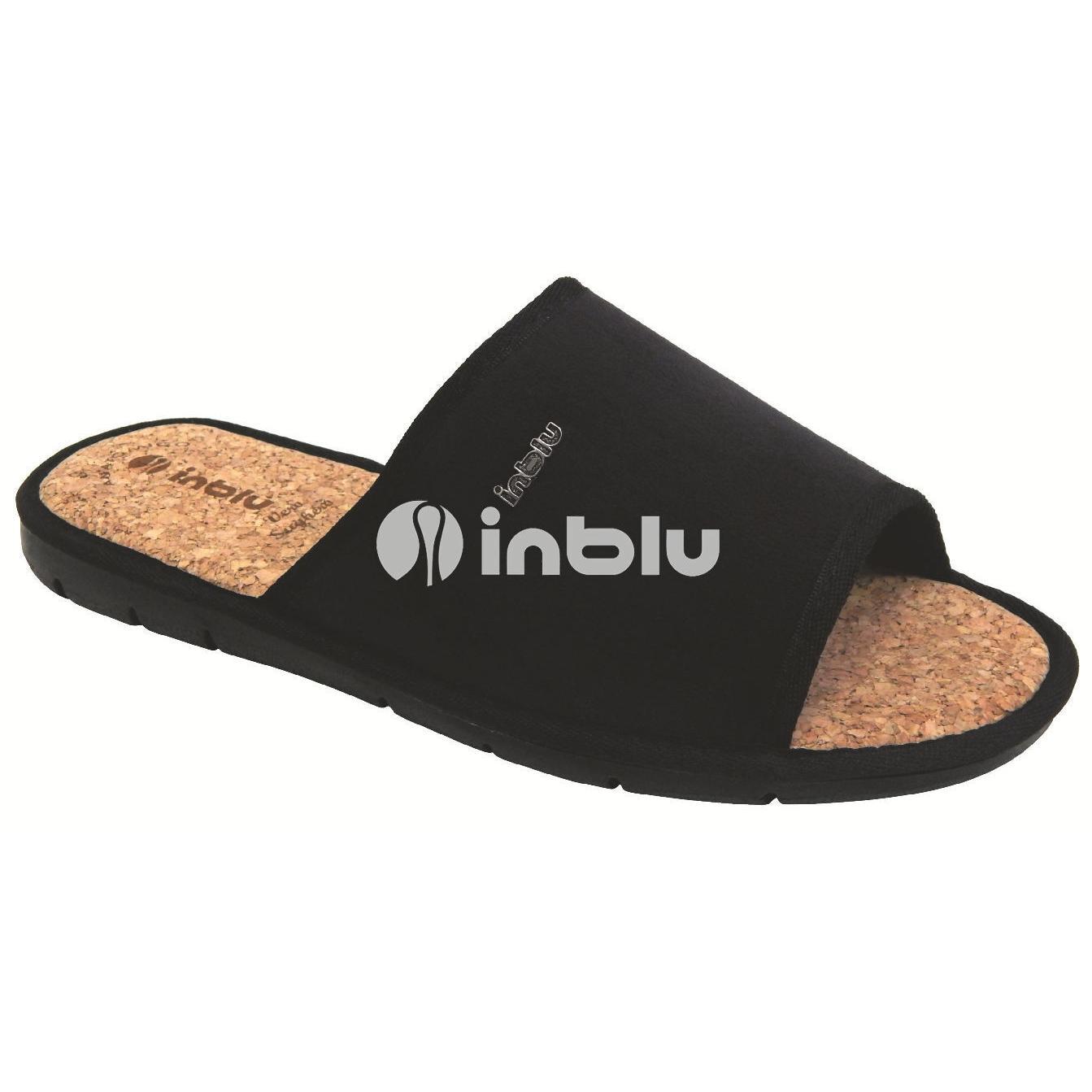 Домашние тапочки мужские Inblu 91-3H 40 (25 см) черные фото 2