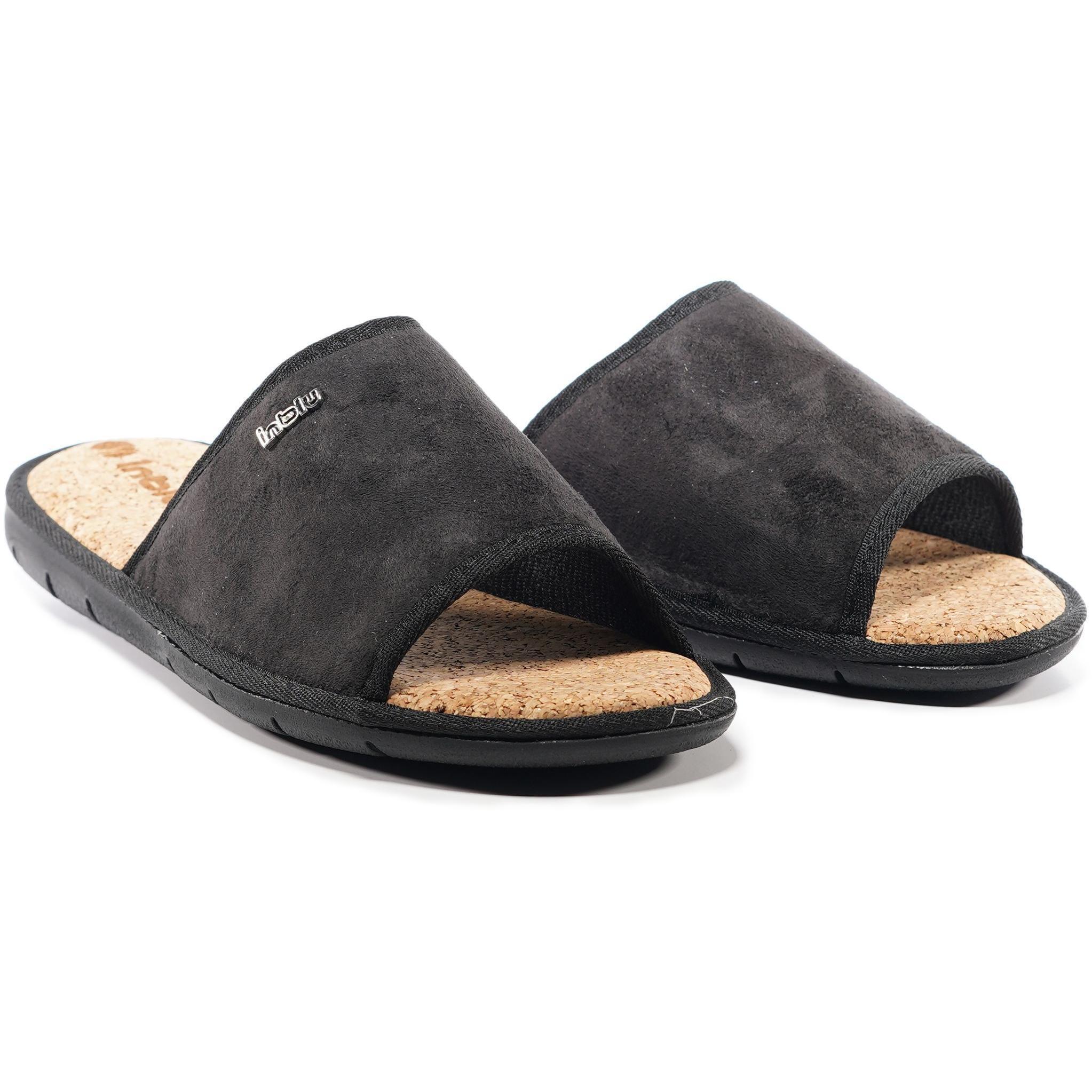 Домашні капці чоловічі Inblu 91-3H 40 (25 см) чорніфото2