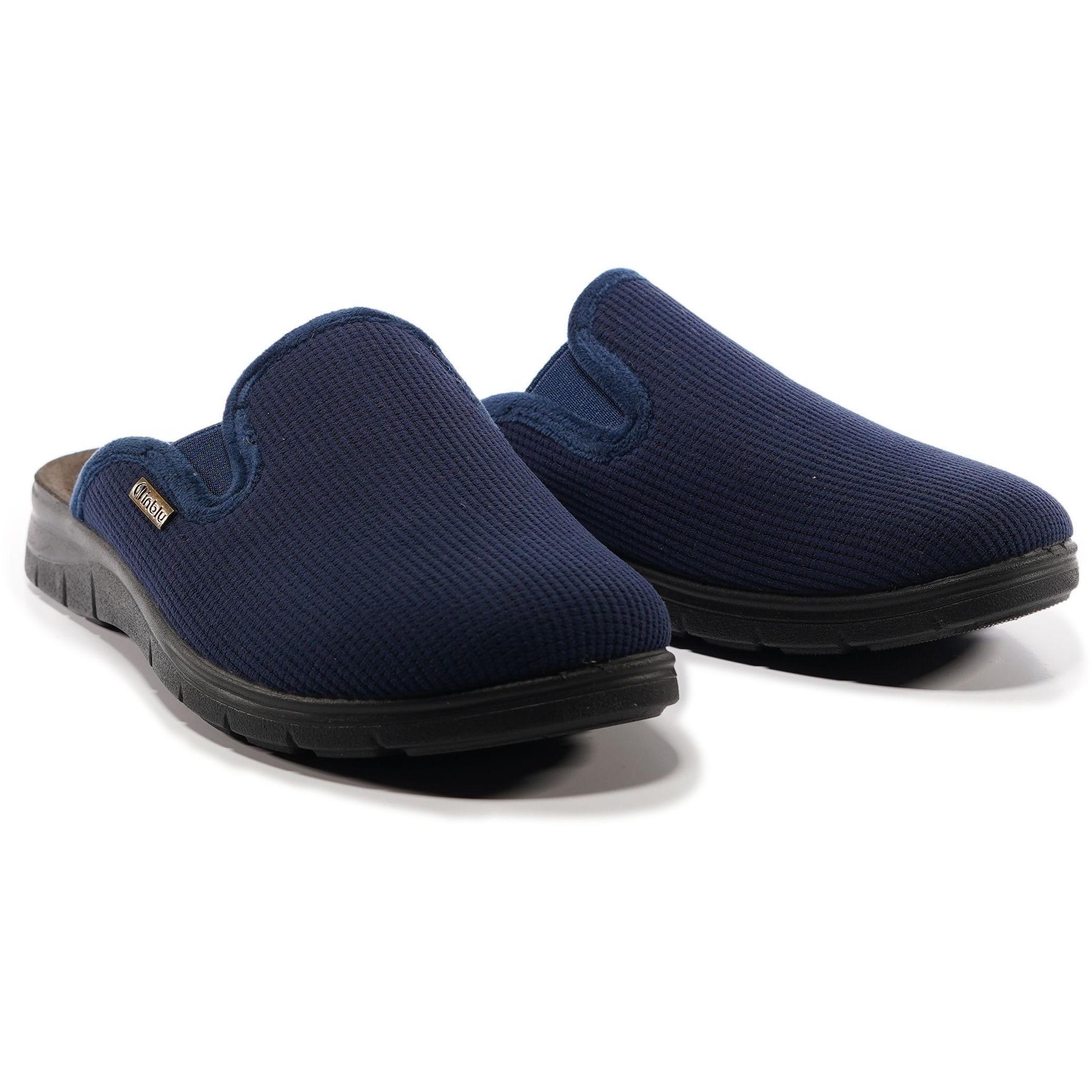 Домашние тапочки мужские Inblu BGCF0100 45 (28,5 см) синие фото 1