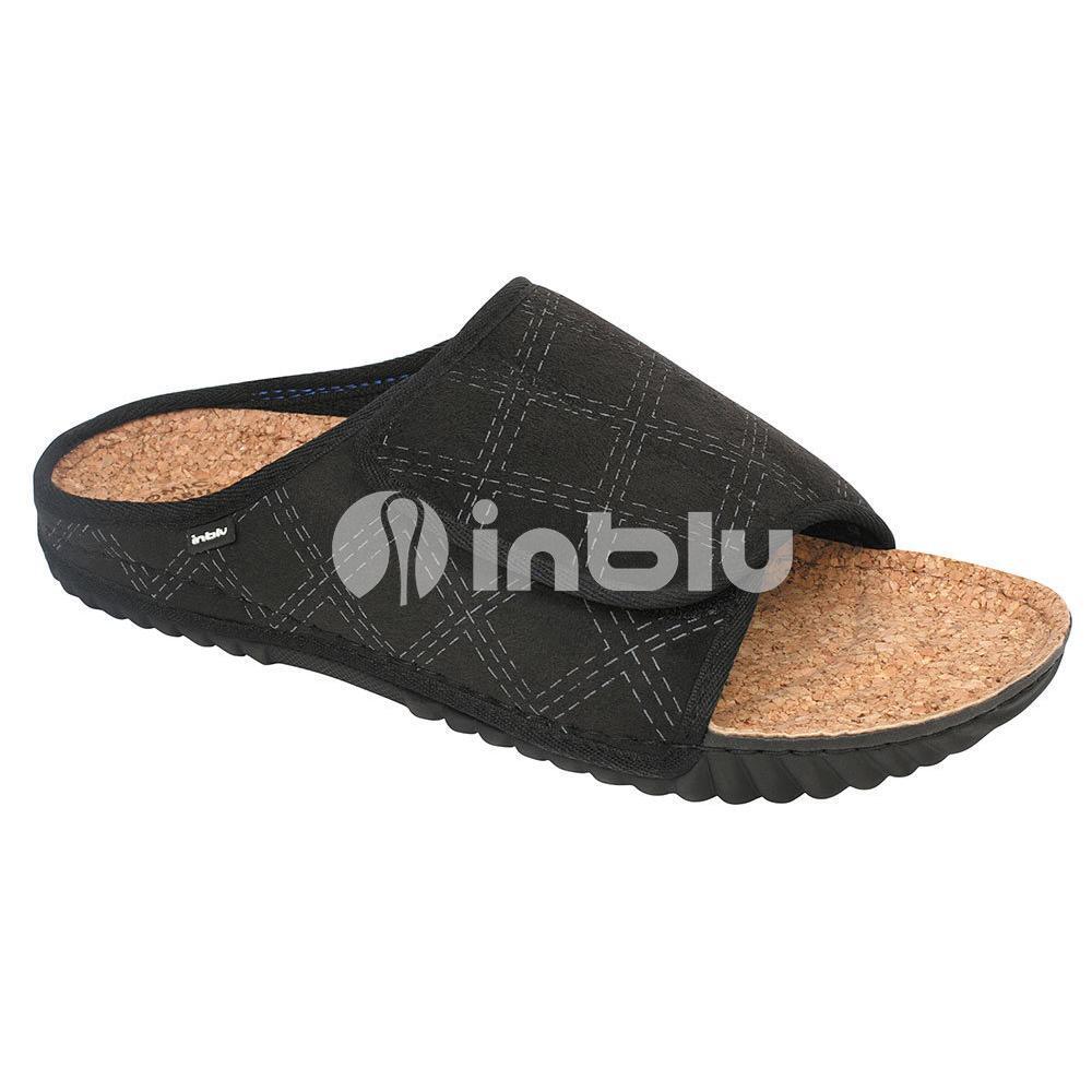 Домашние тапочки мужские Inblu FM-1F 41 (26 см) черные