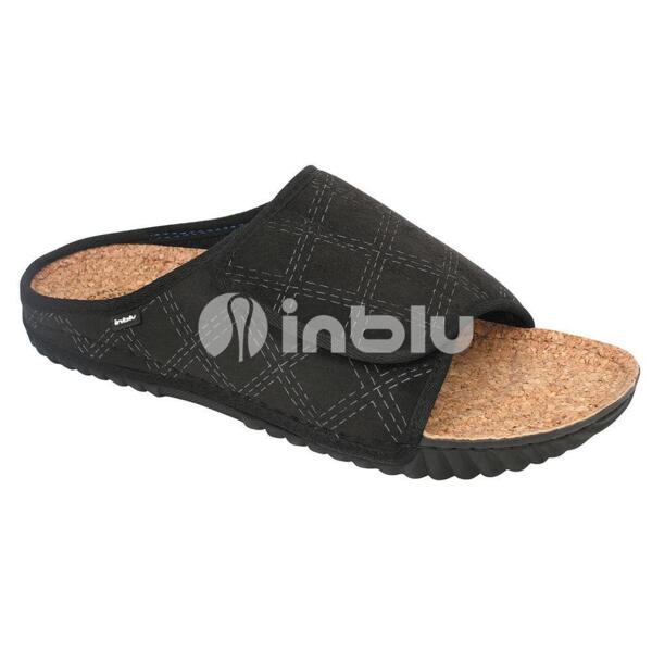 

Домашние тапочки мужские Inblu FM-1F 43 (27 см) черные