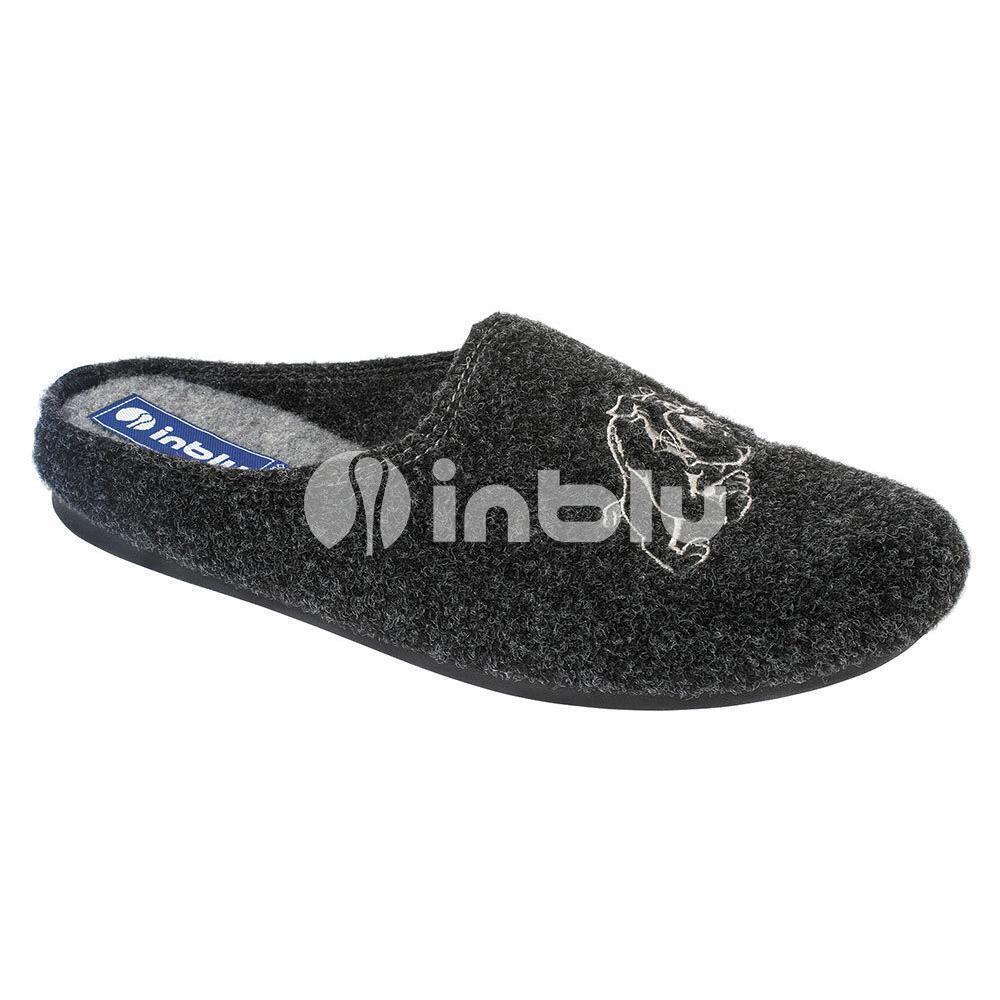 Домашние тапочки мужские Inblu GE-3H 45 (29,5 см) черные фото 2